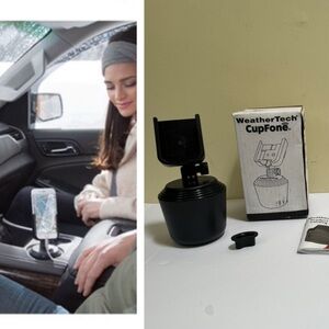WeatherTech CupFone NEW Phone Universal Adjustable Cup Holder Car Mount Box Case